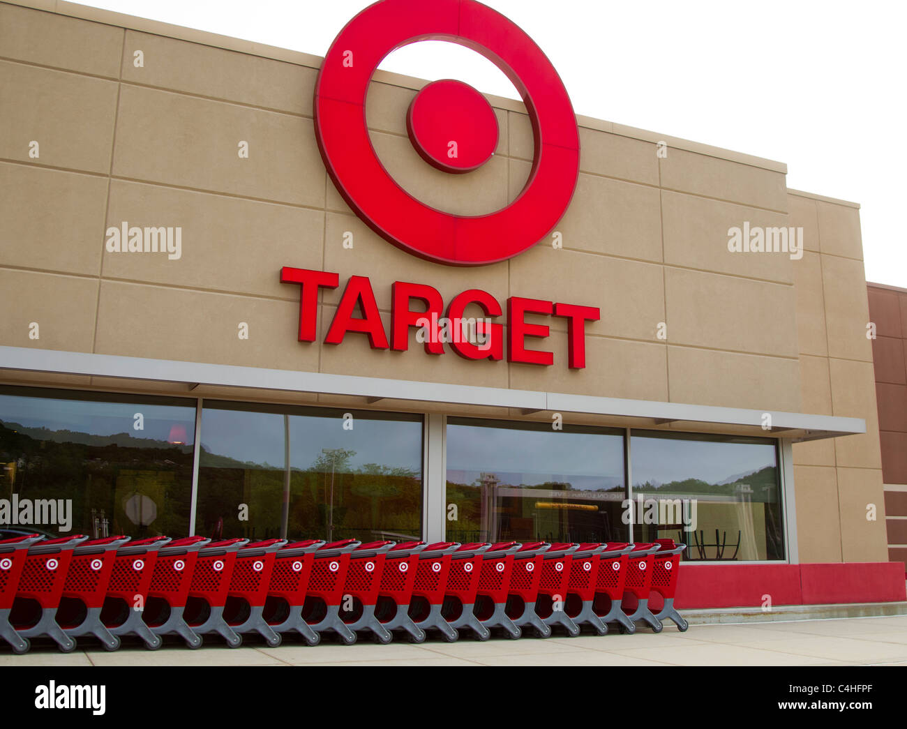 Un grand magasin Target dans le New Jersey. Banque D'Images