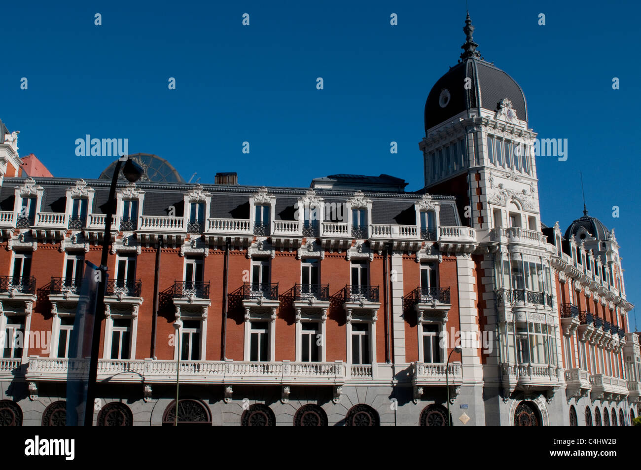 Bâtiment Monumental, Calle Bailen, Madrid, Espagne Banque D'Images