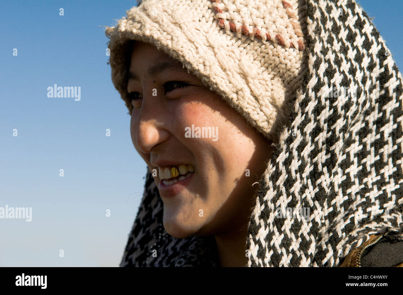 Les femmes tibétaines colorées dans l'Est du Tibet. Banque D'Images