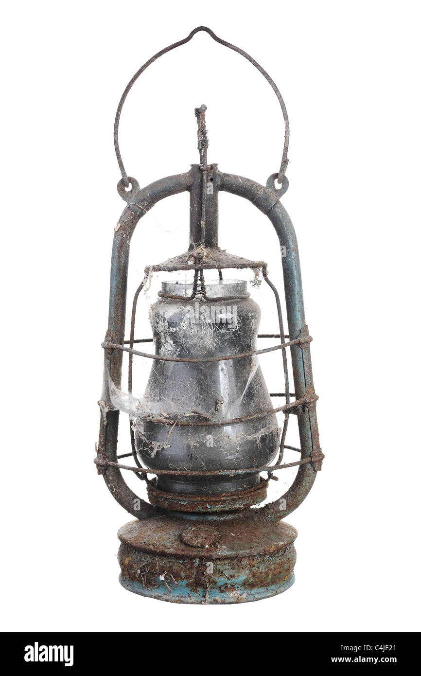 Ancienne lampe à pétrole Photo Stock - Alamy