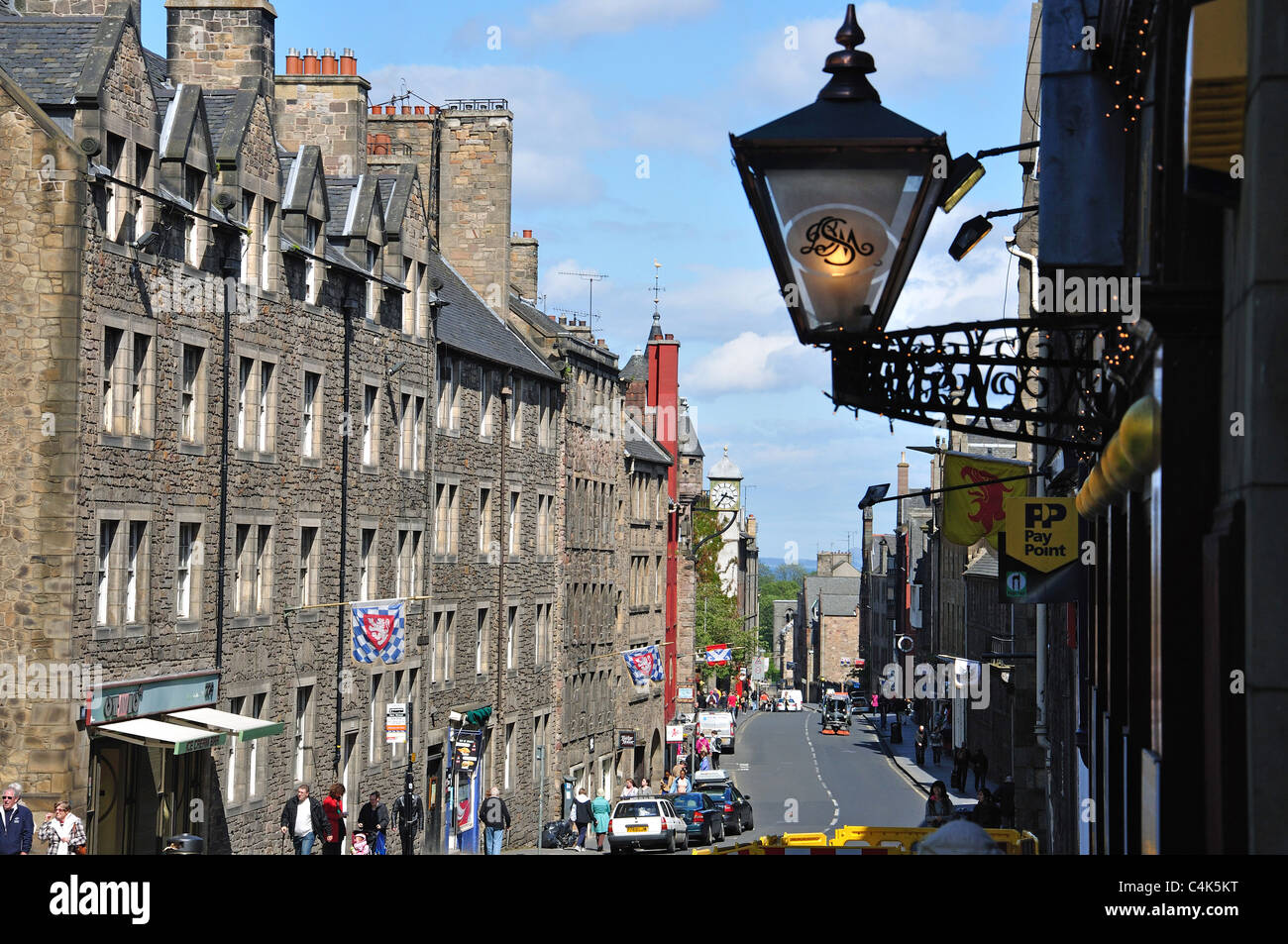 Canongate, Vieille Ville, Edinburgh, Lothian, Ecosse, Royaume-Uni Banque D'Images