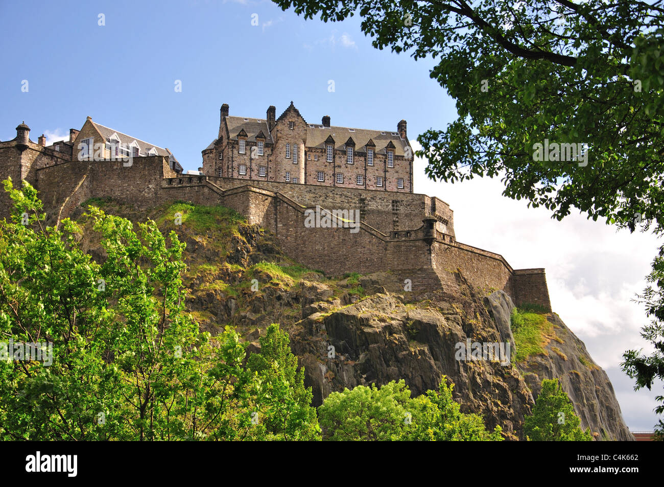 Le Château d'Édimbourg de Princes Street Gardens, Édimbourg, Lothian, Ecosse, Royaume-Uni Banque D'Images