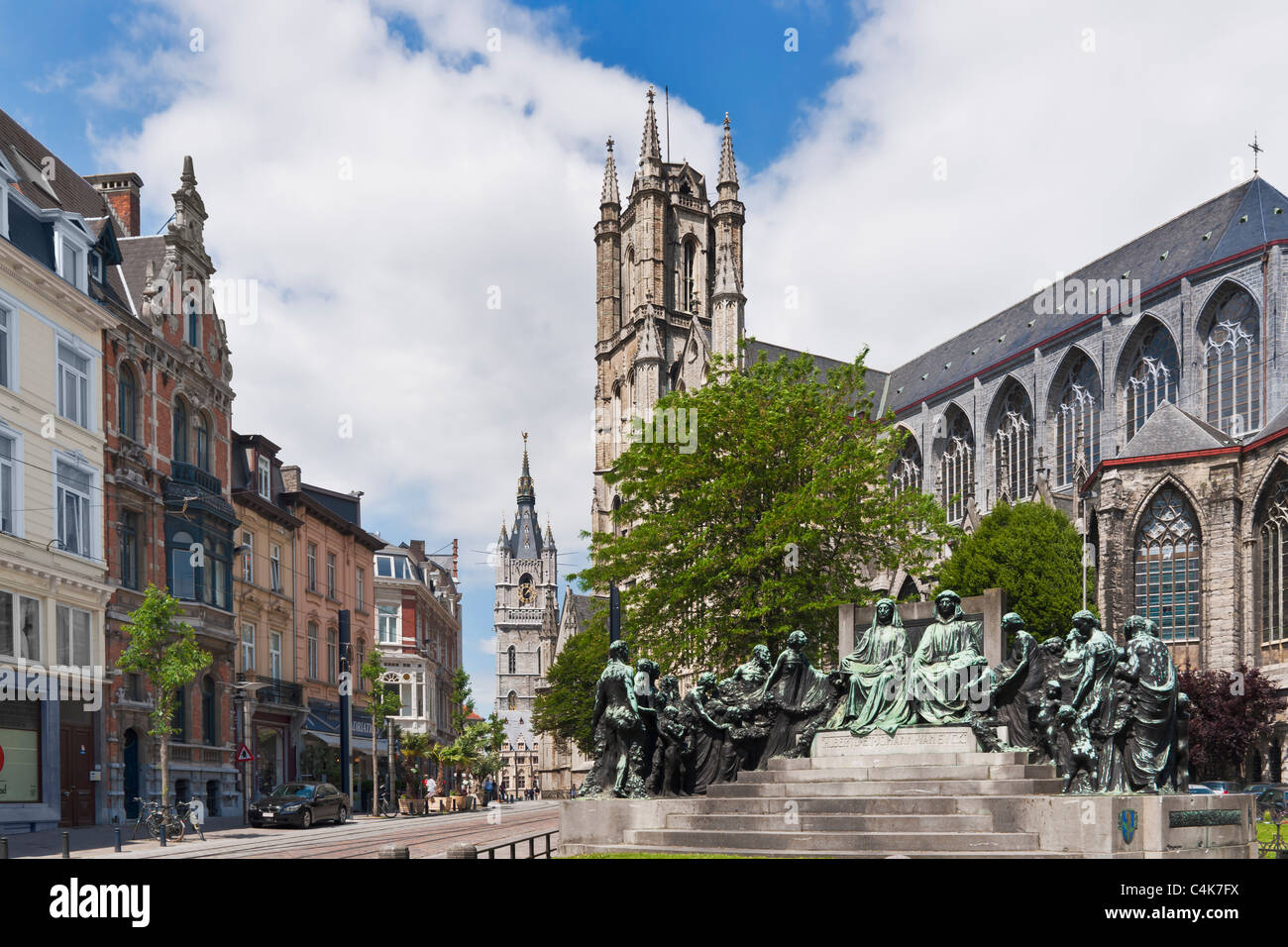 Sint-Baafs-Kathedrale, Gand | cathédrale Saint-Bavon, Gand Banque D'Images