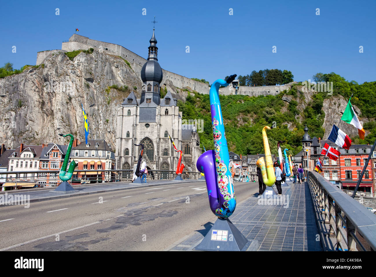 Dinant, Wallonie, Belgique, Europe Banque D'Images