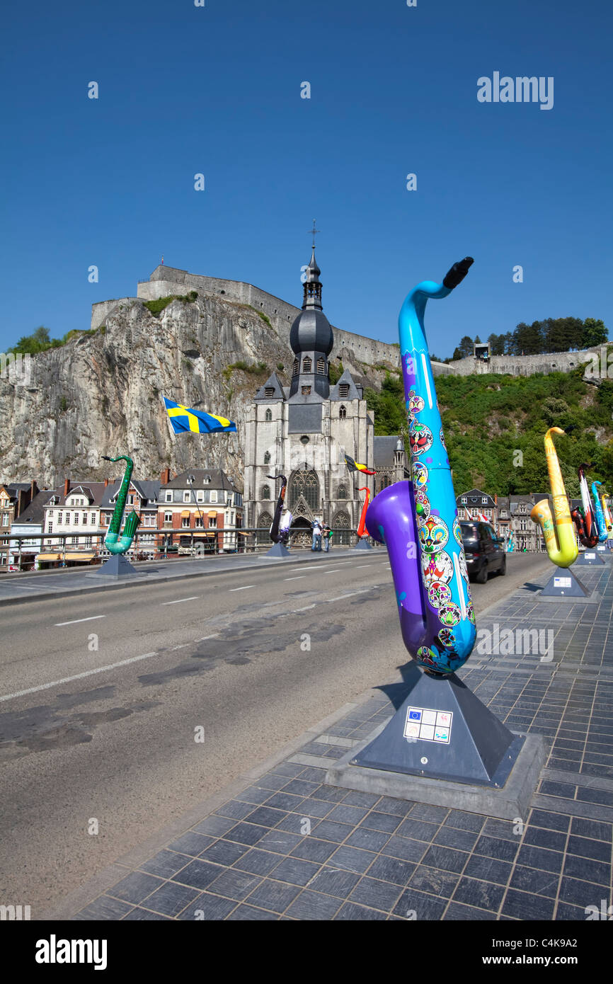 Dinant, Wallonie, Belgique, Europe Banque D'Images