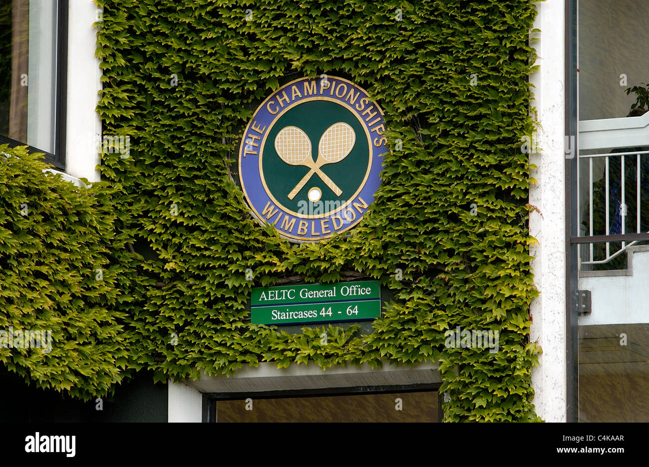 Logo de Wimbledon Banque D'Images