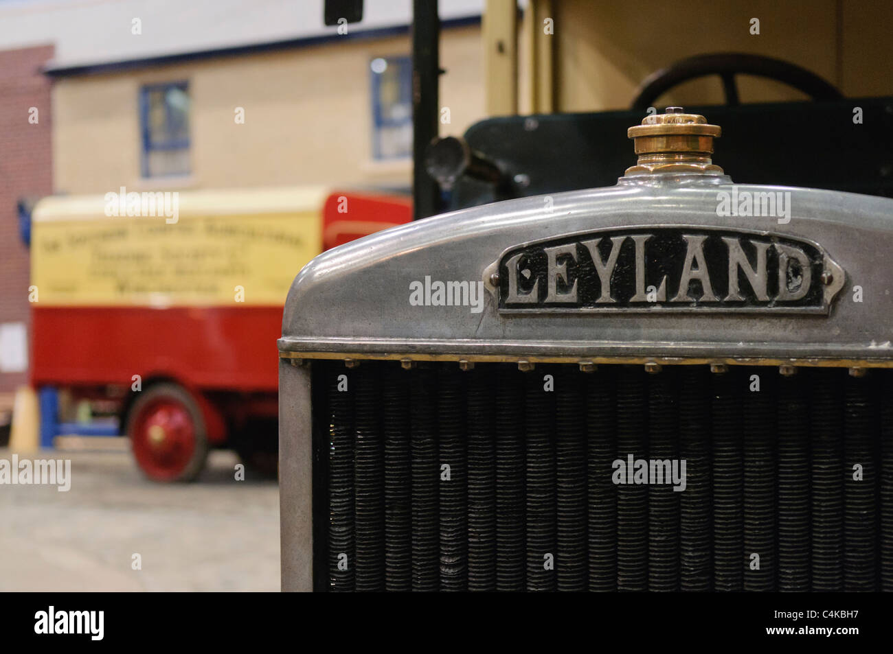 L'avant d'un vieux camion Leyland à partir de la première partie du 20e siècle Banque D'Images