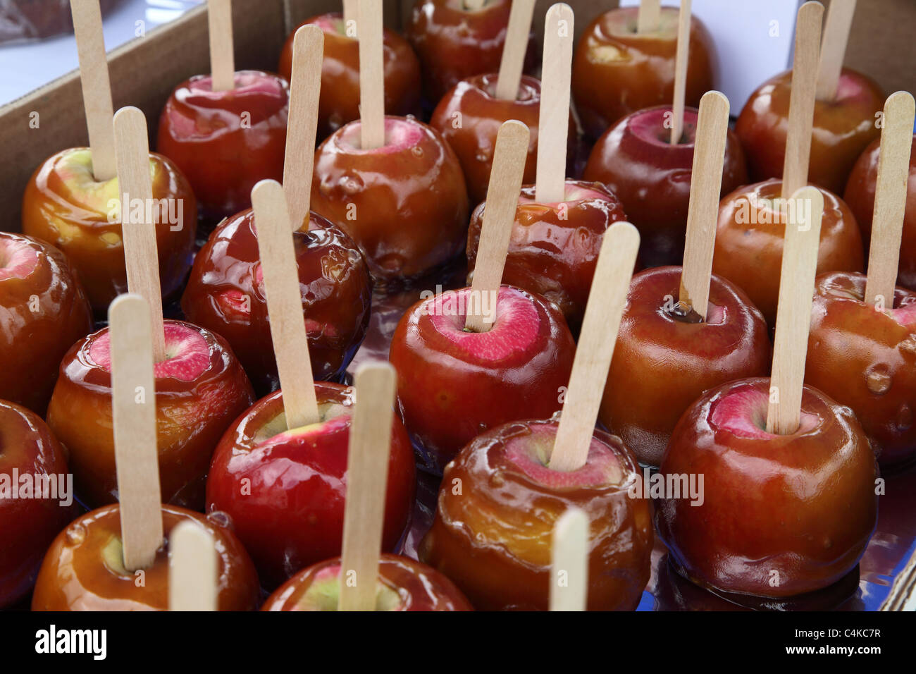 pommes sucrées Banque D'Images