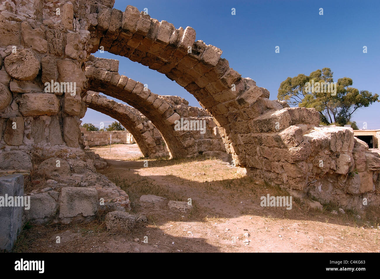 Salamine ville ancienne Famagouste Chypre du Nord Banque D'Images