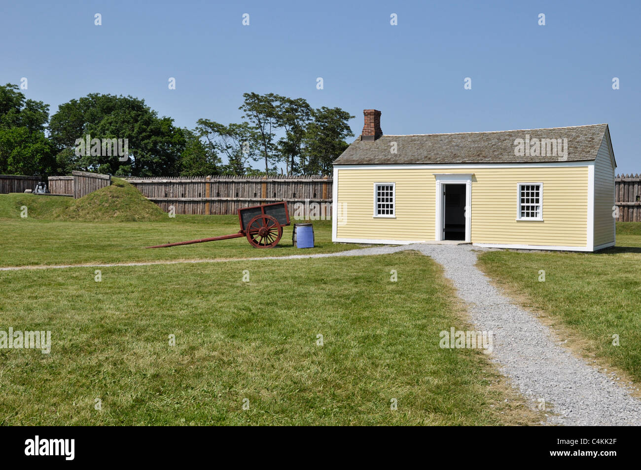 Le fort George, Niagara on the Lake Banque D'Images