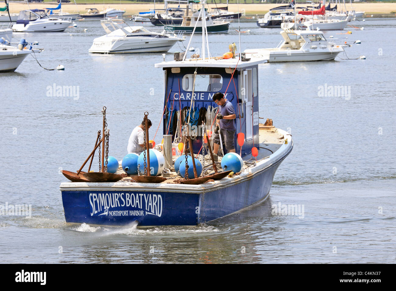 Northport Harbour Long Island NY Banque D'Images