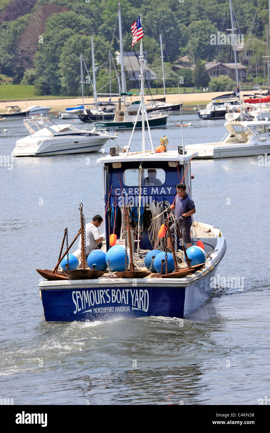 Northport Harbour Long Island NY Banque D'Images