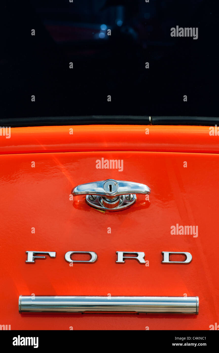 Ford hotrod custom car détail Banque D'Images