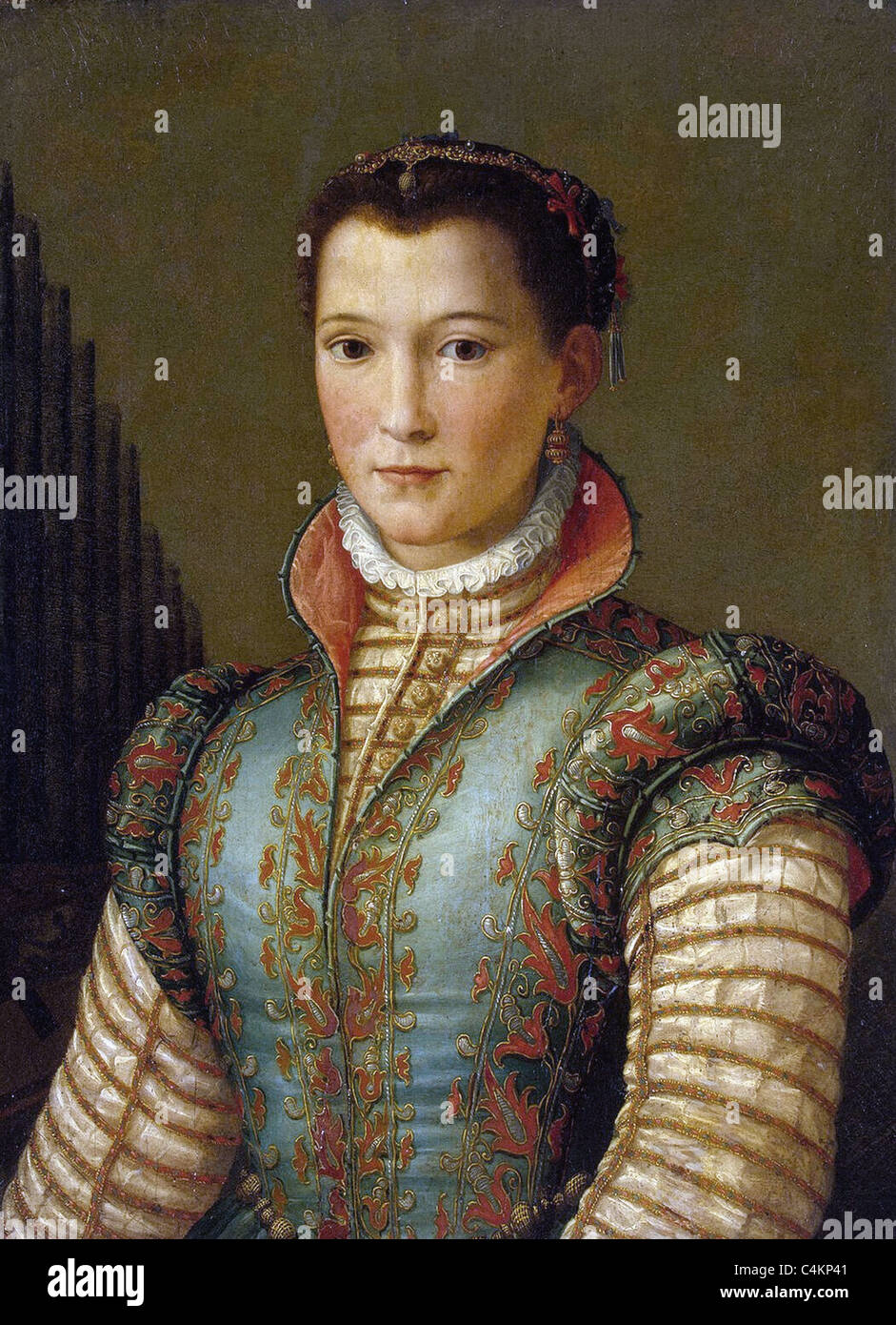 Alessandro Allori Eleonora da Toledo 1560 Musée de l'Ermitage, Saint-Pétersbourg, Russie Banque D'Images