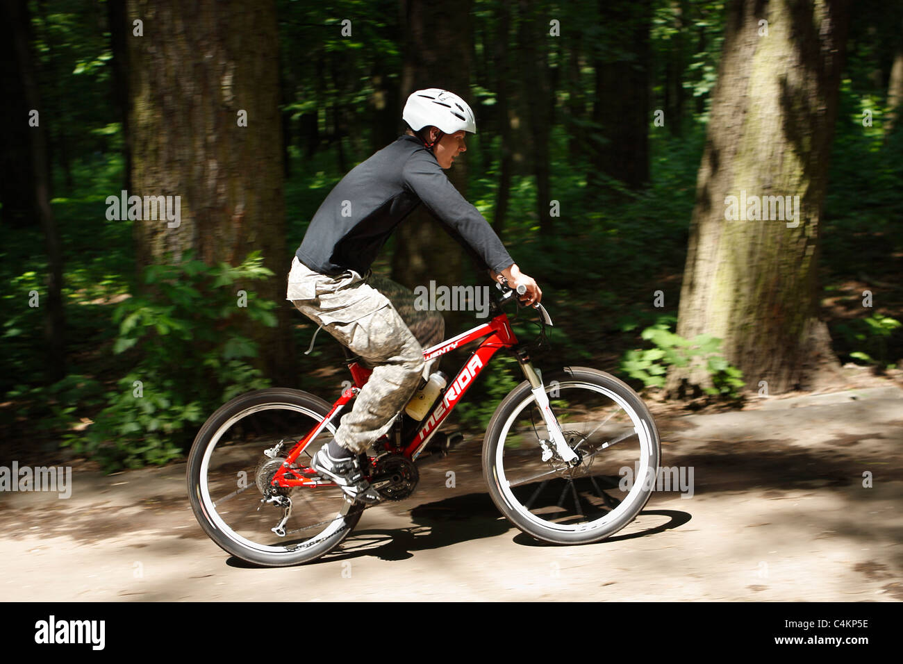 Vélo de montagne Banque D'Images