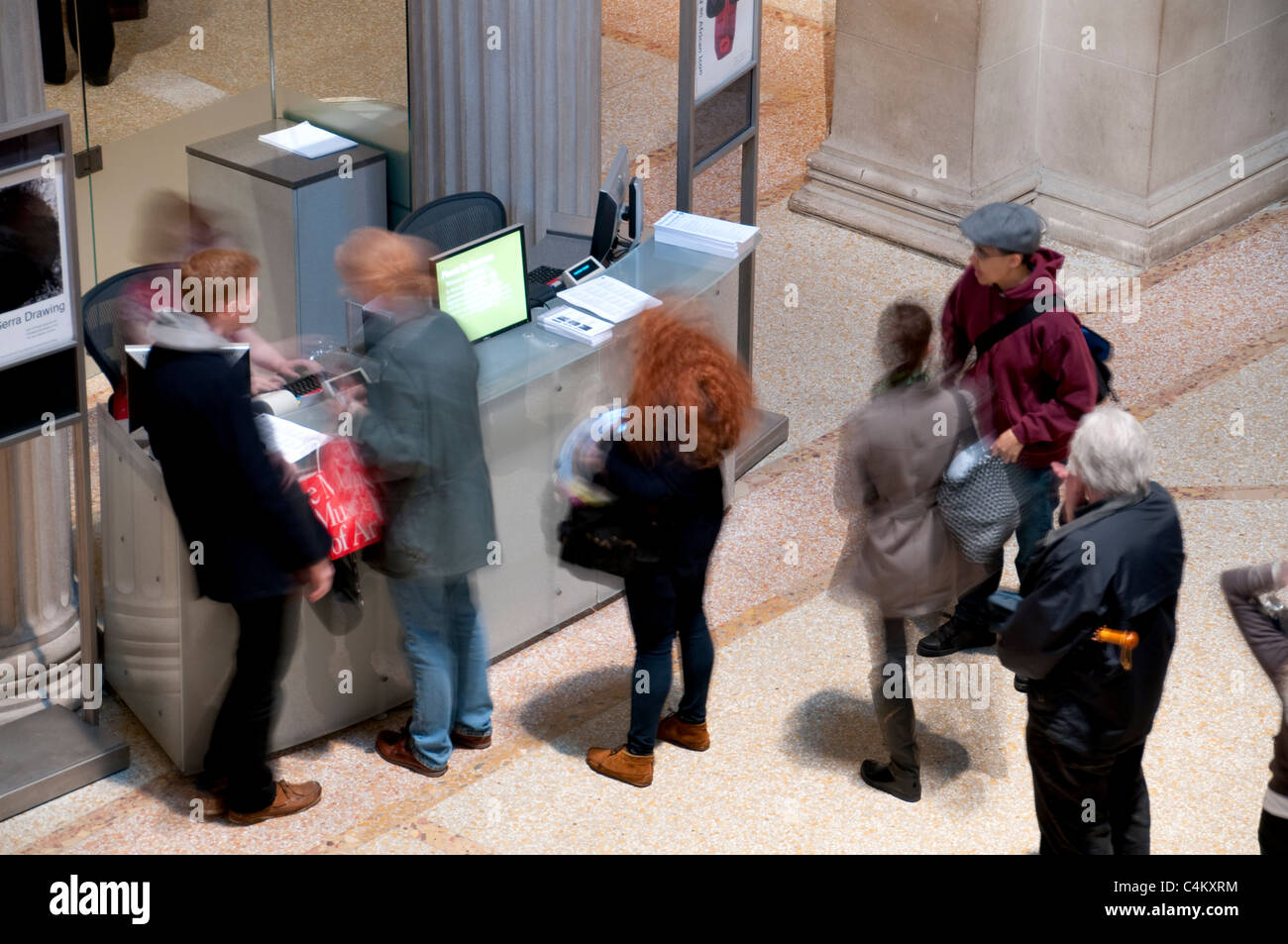 Grand Hall, Ticket, Metropolitan Museum of Art, New York, Banque D'Images