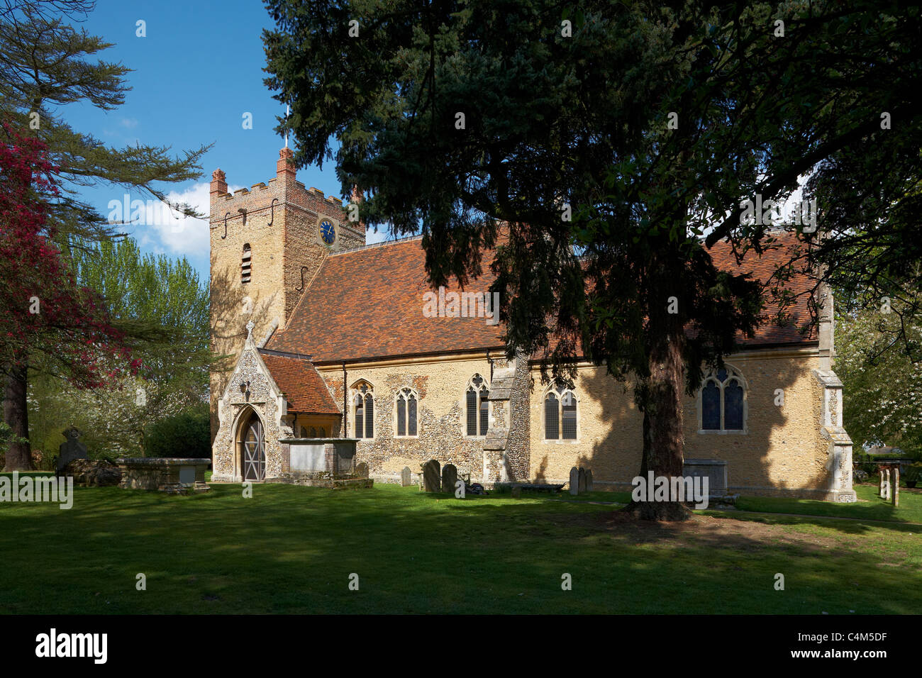 Grande-bretagne Angleterre Essex Wormingford Eglise paroissiale St Andrews Banque D'Images