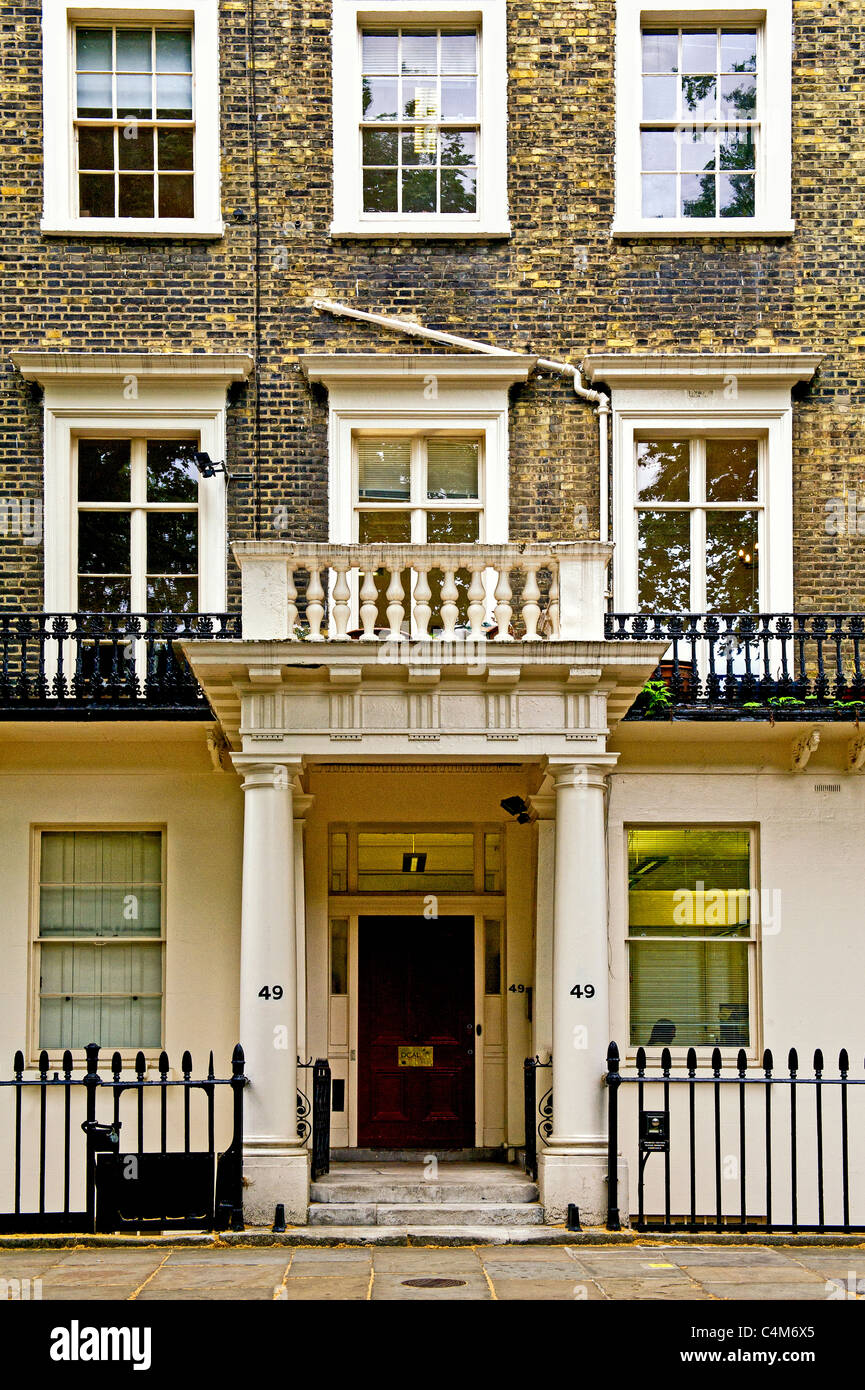 Gordon Square à Londres - le coeur de Bloomsbury, accueil du Bloomsbury Group ; Wohnort bloomsbury der Gruppe Banque D'Images