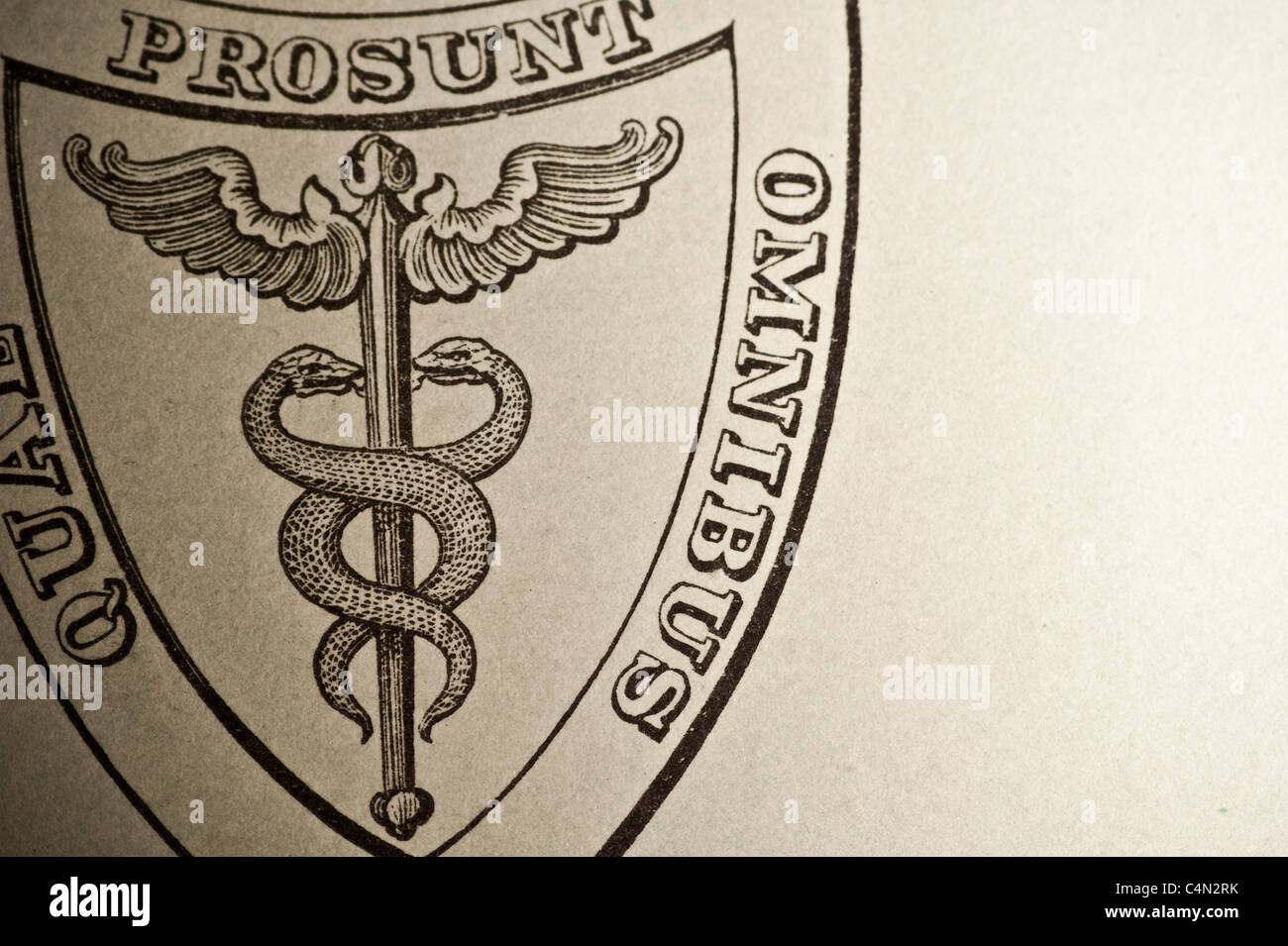 Caducée symbole pour les médecins et la médecine en général copyright ...