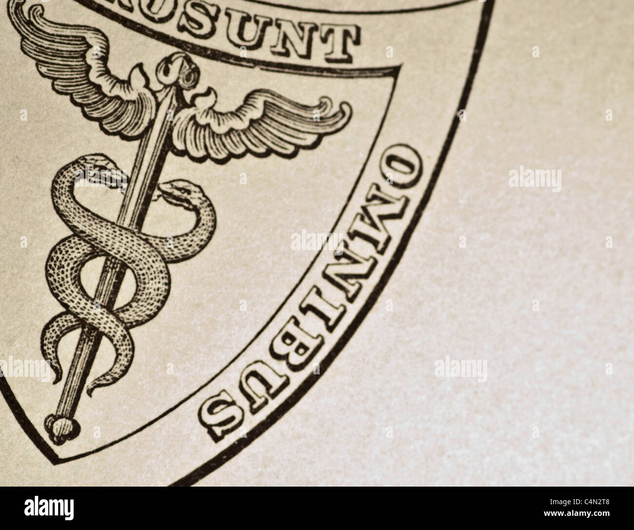 Caducée symbole pour les médecins et la médecine en général copyright ...