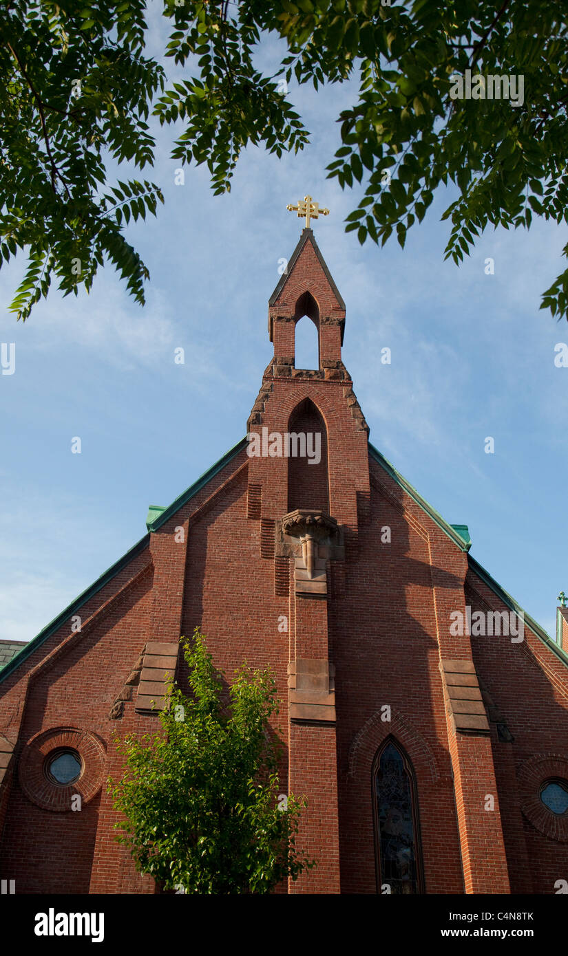 Cathédrale Saint Joseph à Manchester, NH Banque D'Images