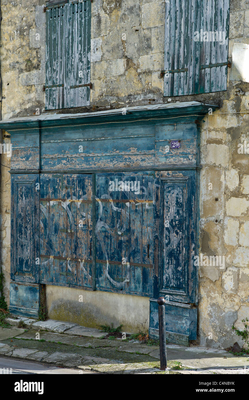 Scène de rue à St Martin de Re, Ile de Re, France Banque D'Images