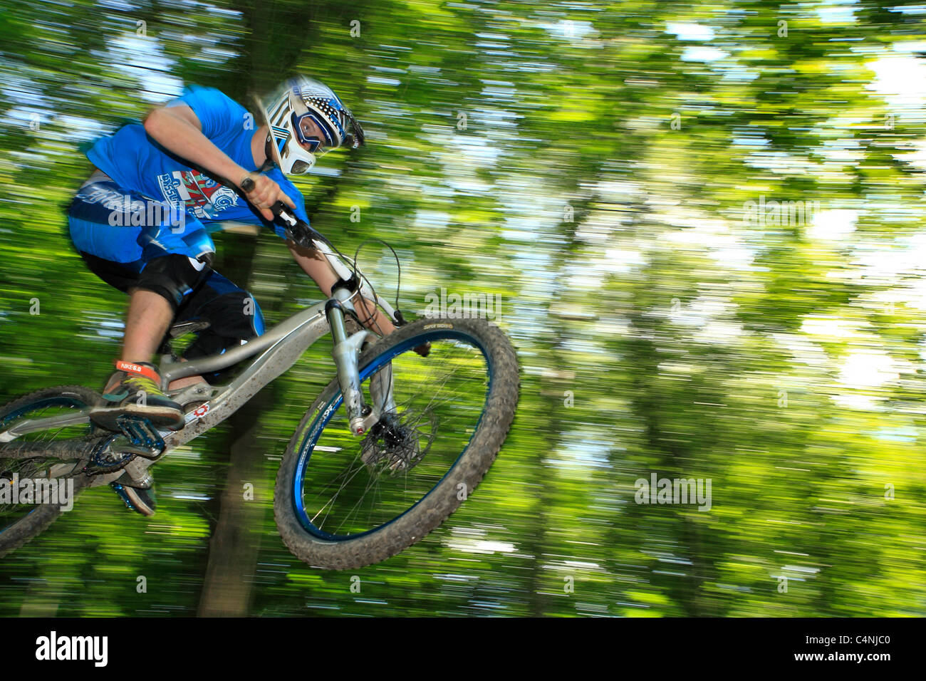 Vtt dirt jump Banque D'Images