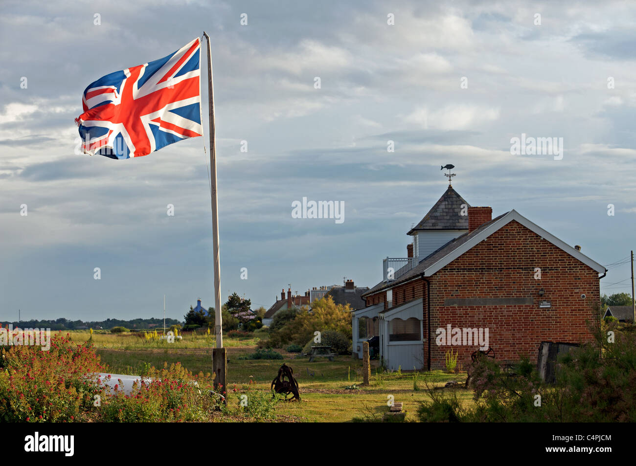 'Ocean' House, Rue du bardeau, Suffolk, UK. Banque D'Images