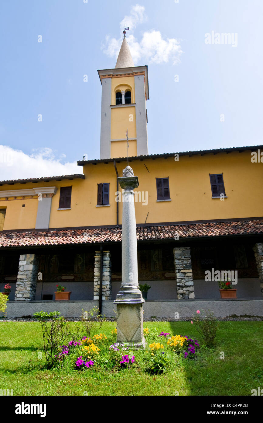 Couvent de Notre-Dame de larmes, couvent de Madonna delle Lacrime, Dongo, lac de Côme, Italie Banque D'Images