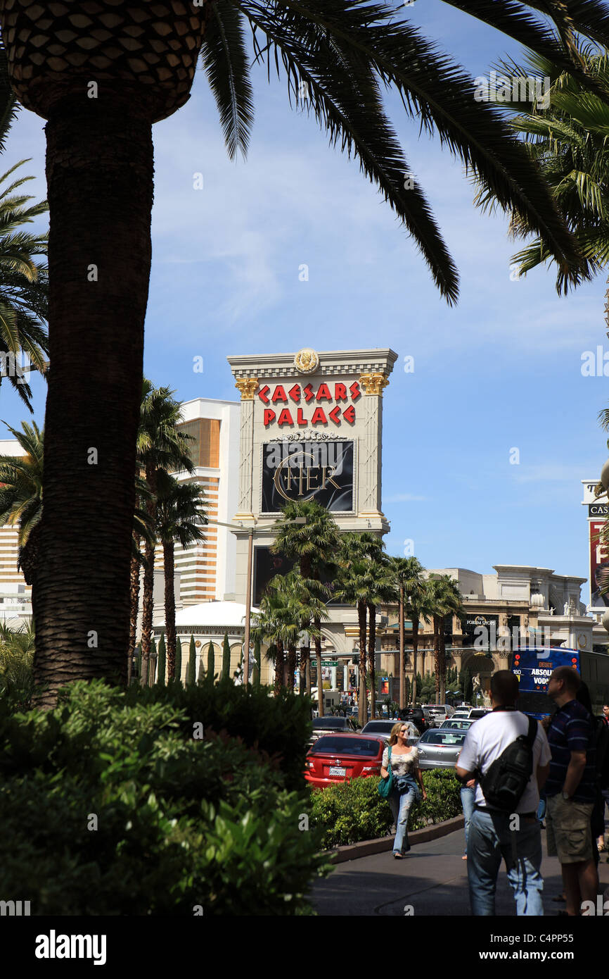 Le Caesars Palace de Las Vegas Strip Banque D'Images