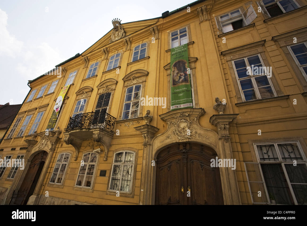 City Gallery, Palais Mirbach, Bratislava, Slovaquie Banque D'Images