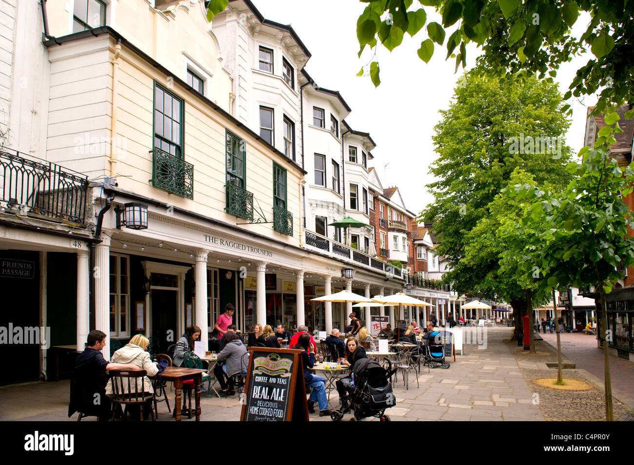 Royal Tunbridge Wells, Pantiles - une attraction touristique Banque D'Images