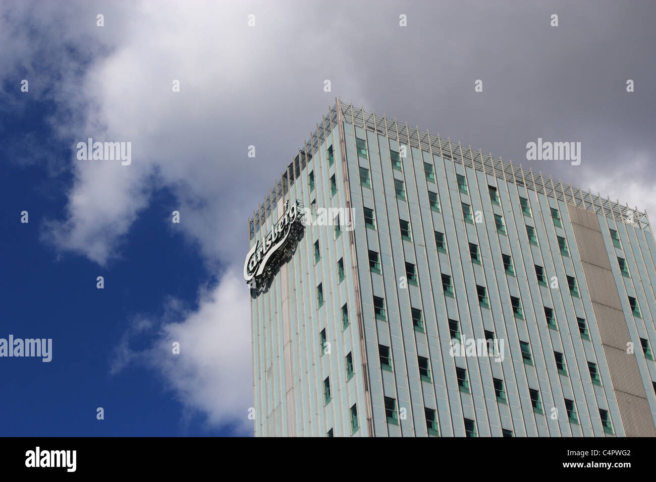 Groupe carlsberg siège à Valby, Copenhague. Banque D'Images