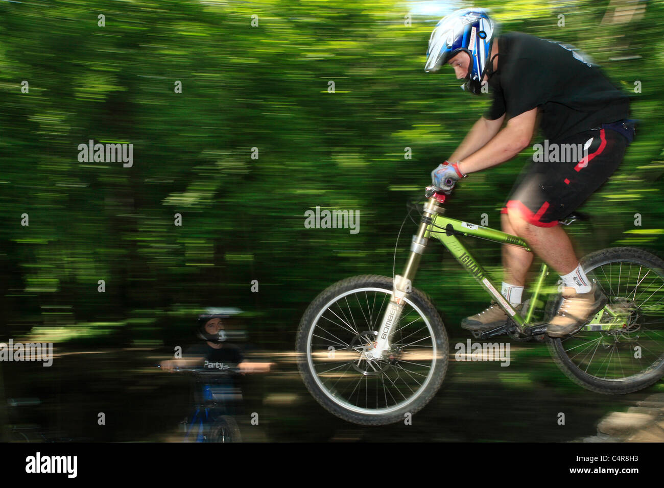 Vtt dirt jump Banque D'Images