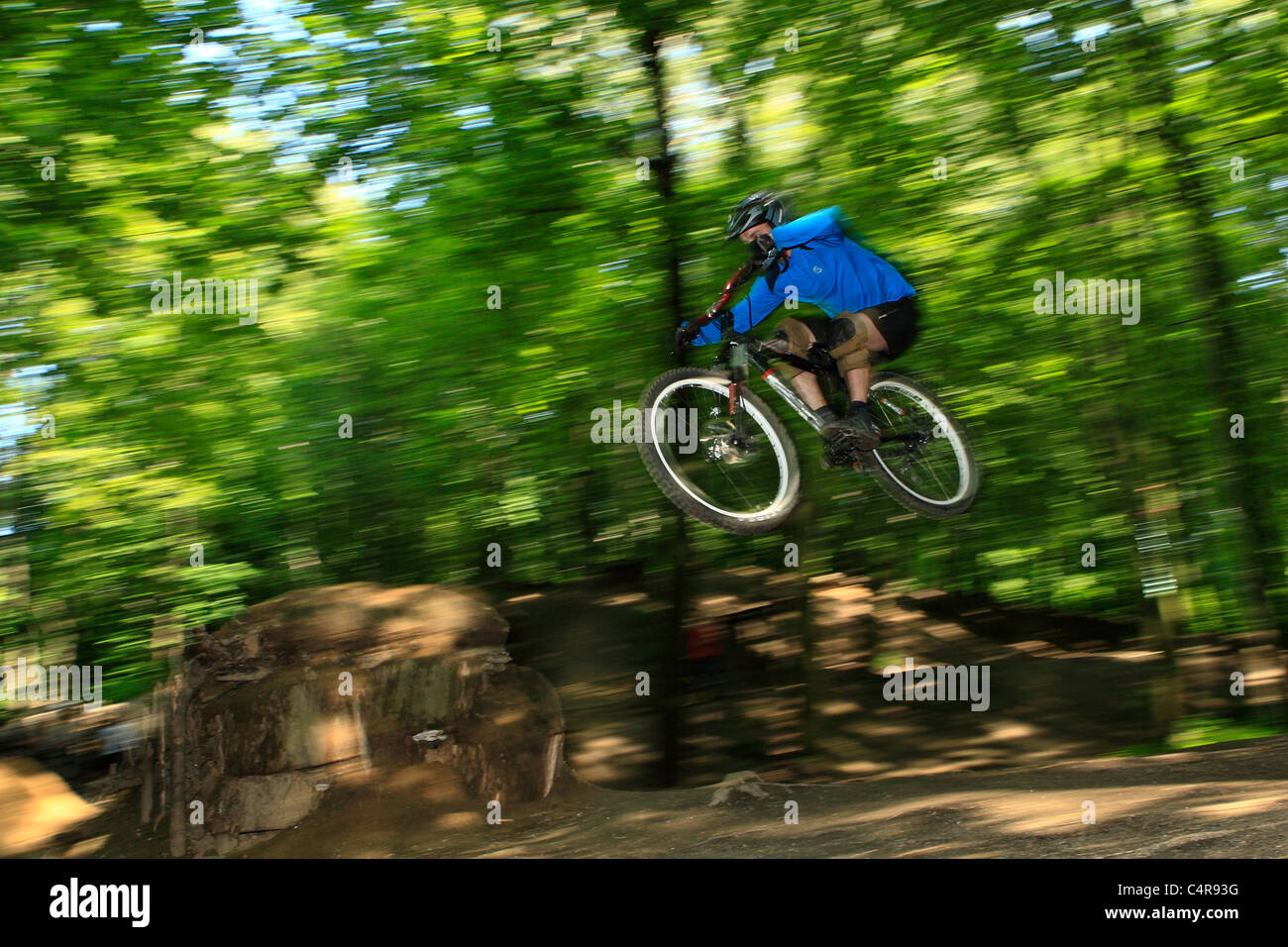 Vtt dirt jump Banque D'Images