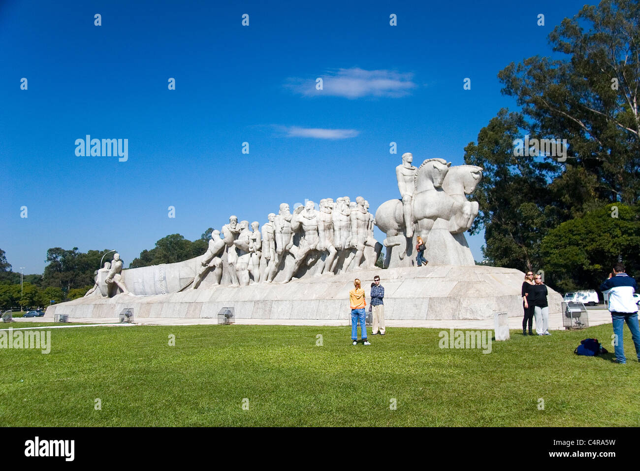 Sao Paulo est plus grand parc du centre-ville, le parc Ibirapuera, Sao Paulo, Brésil Banque D'Images