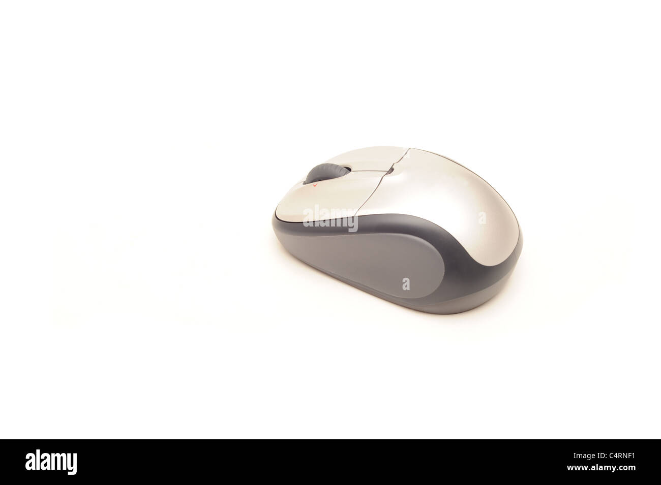 Photographie d'une souris d'ordinateur tourné en studio et isolated on white Banque D'Images