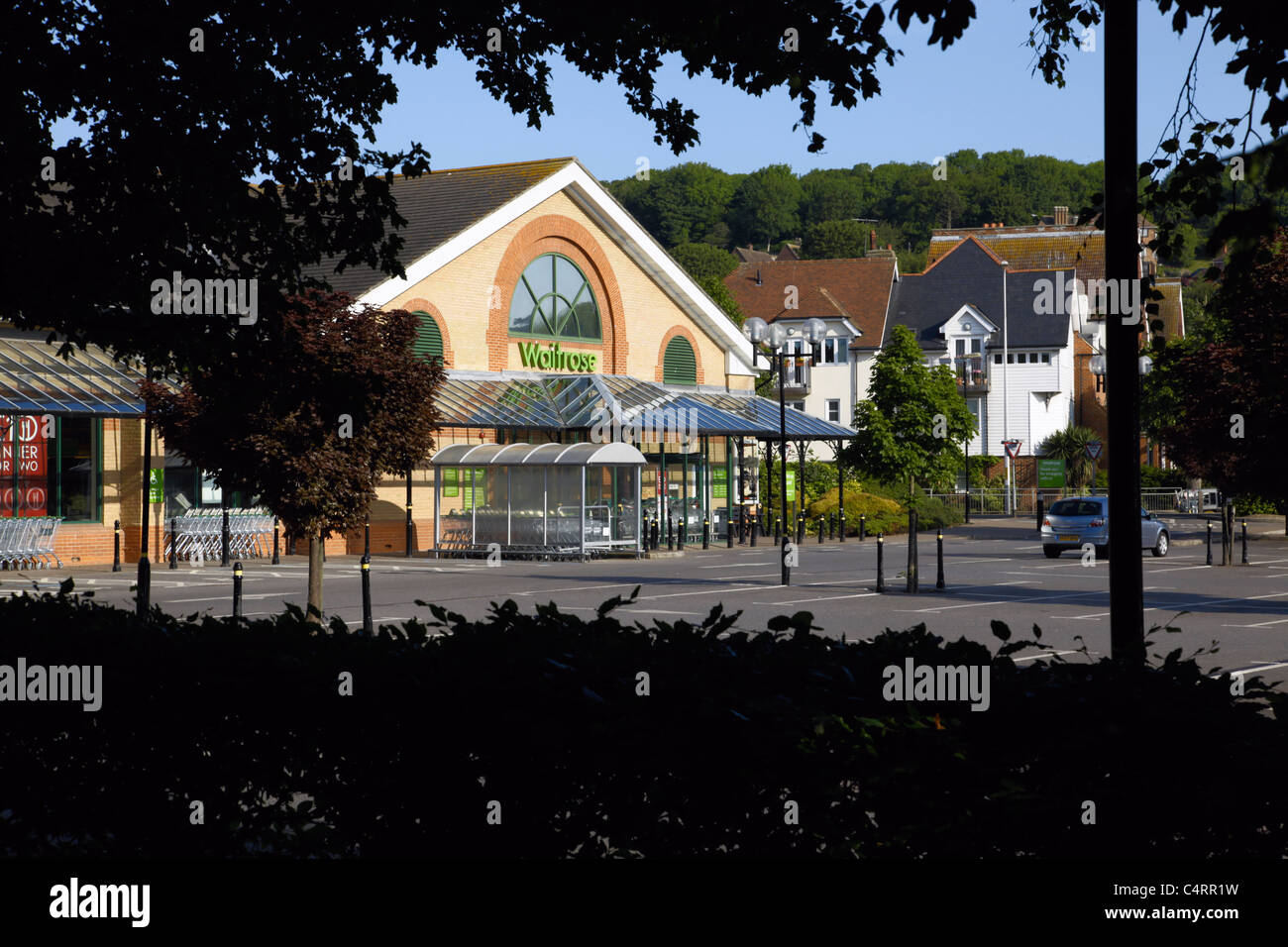 Supermarché Waitrose Hythe Kent Banque D'Images