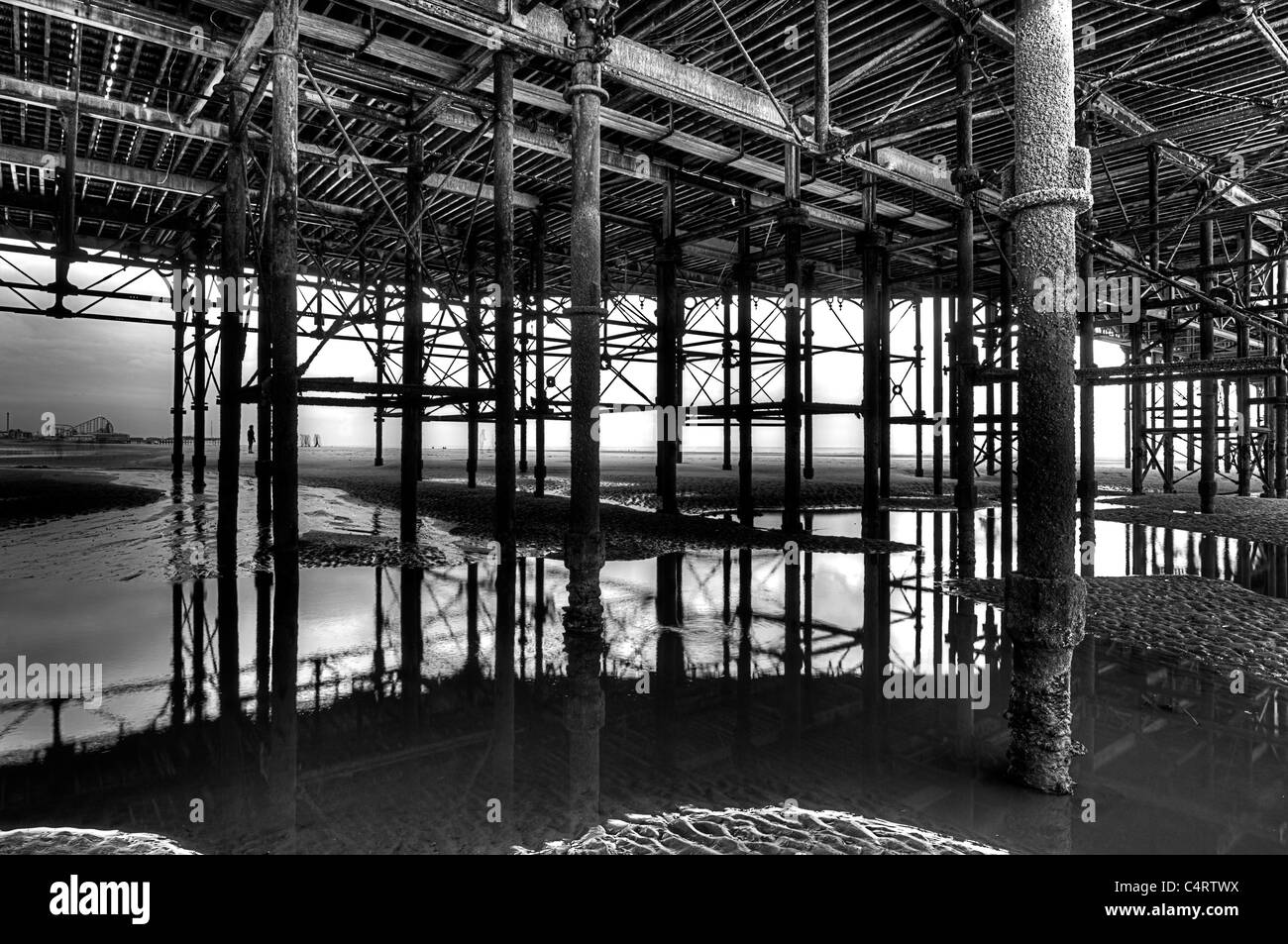 Blackpool, Lancashire, Angleterre,pier,uk Banque D'Images