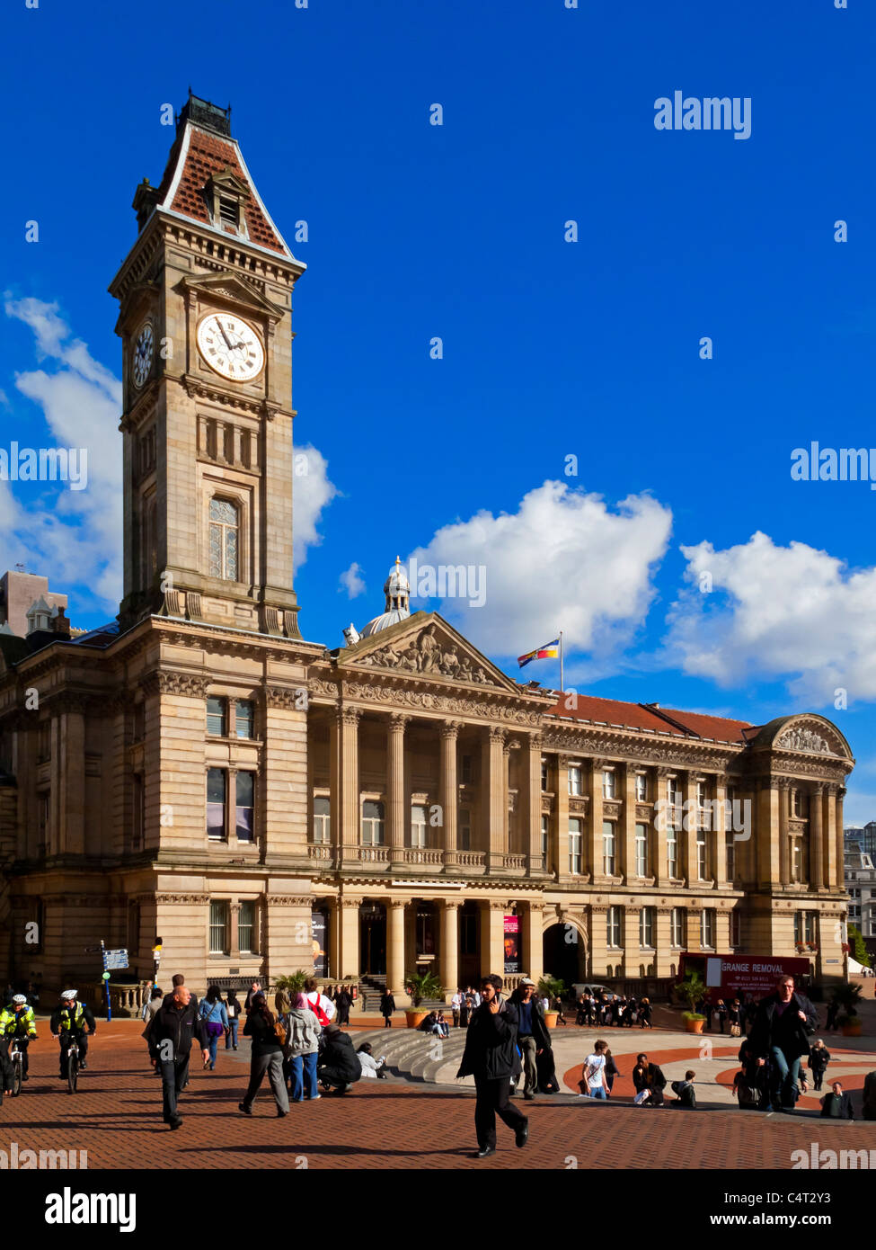 La tour de Birmingham Museum and Art Gallery connu sous le nom de Big Brum dans Chamberlain Square Birmingham England UK Banque D'Images
