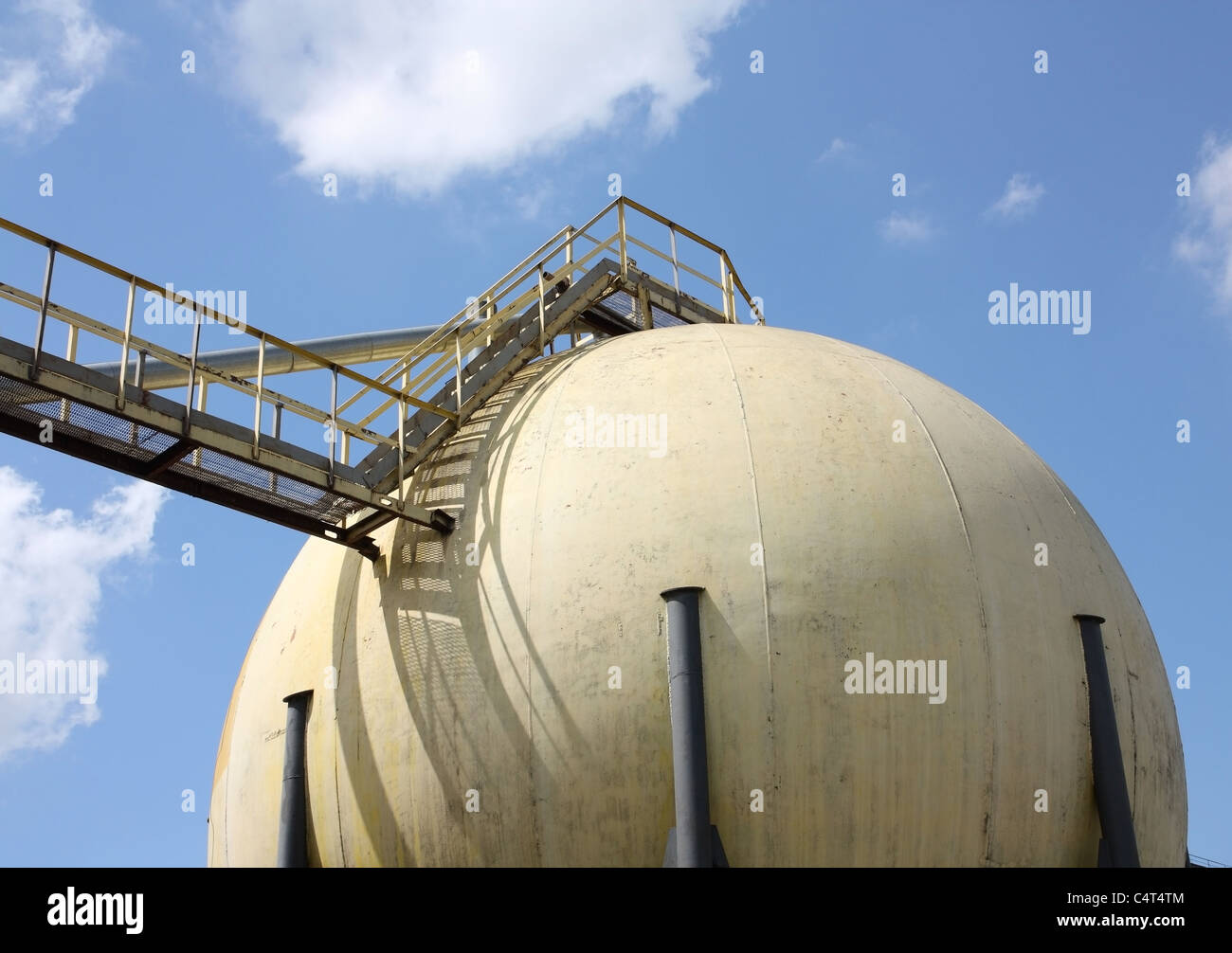 Il montre une structure de grain pour le stockage du grain Banque D'Images