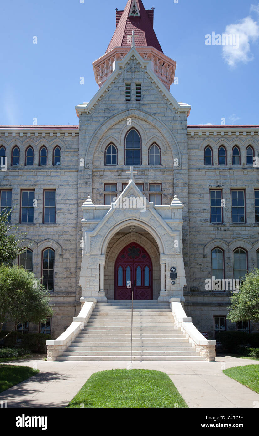 Bâtiment principal de l'Université Saint Edwards - Austin, Texas Banque D'Images