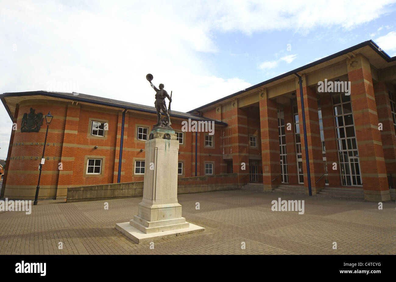 Stafford Crown Court Building, Stafford, Staffordshire, West Midlands, England, UK Banque D'Images