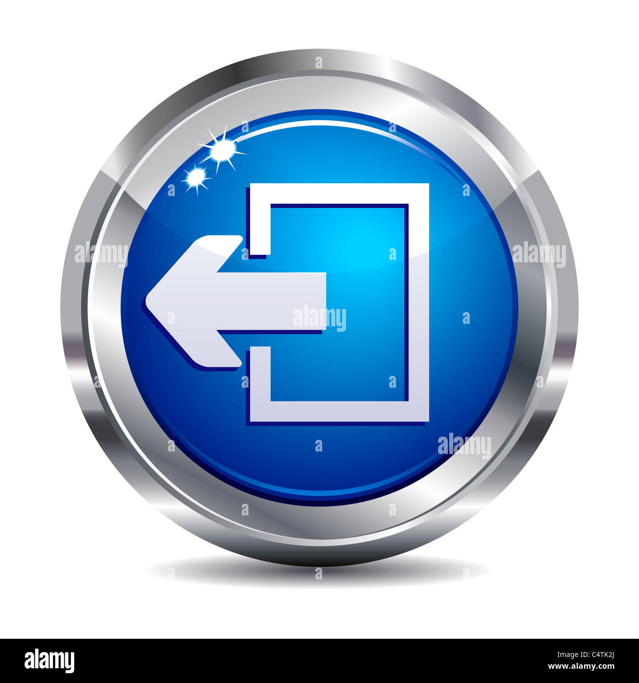 Télécharger le document l'icône bouton Internet Banque D'Images