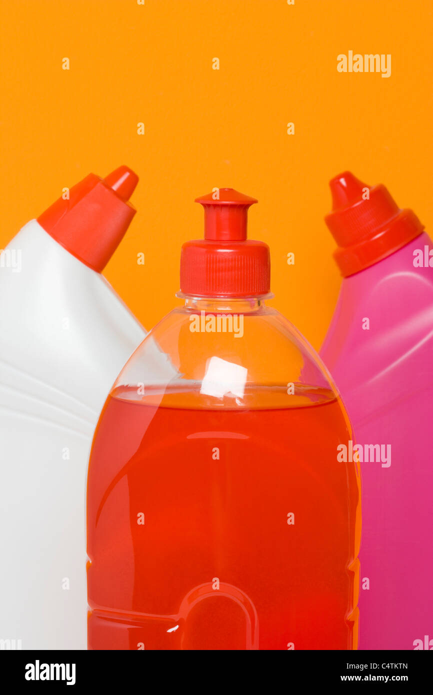 Produits de nettoyage Banque D'Images