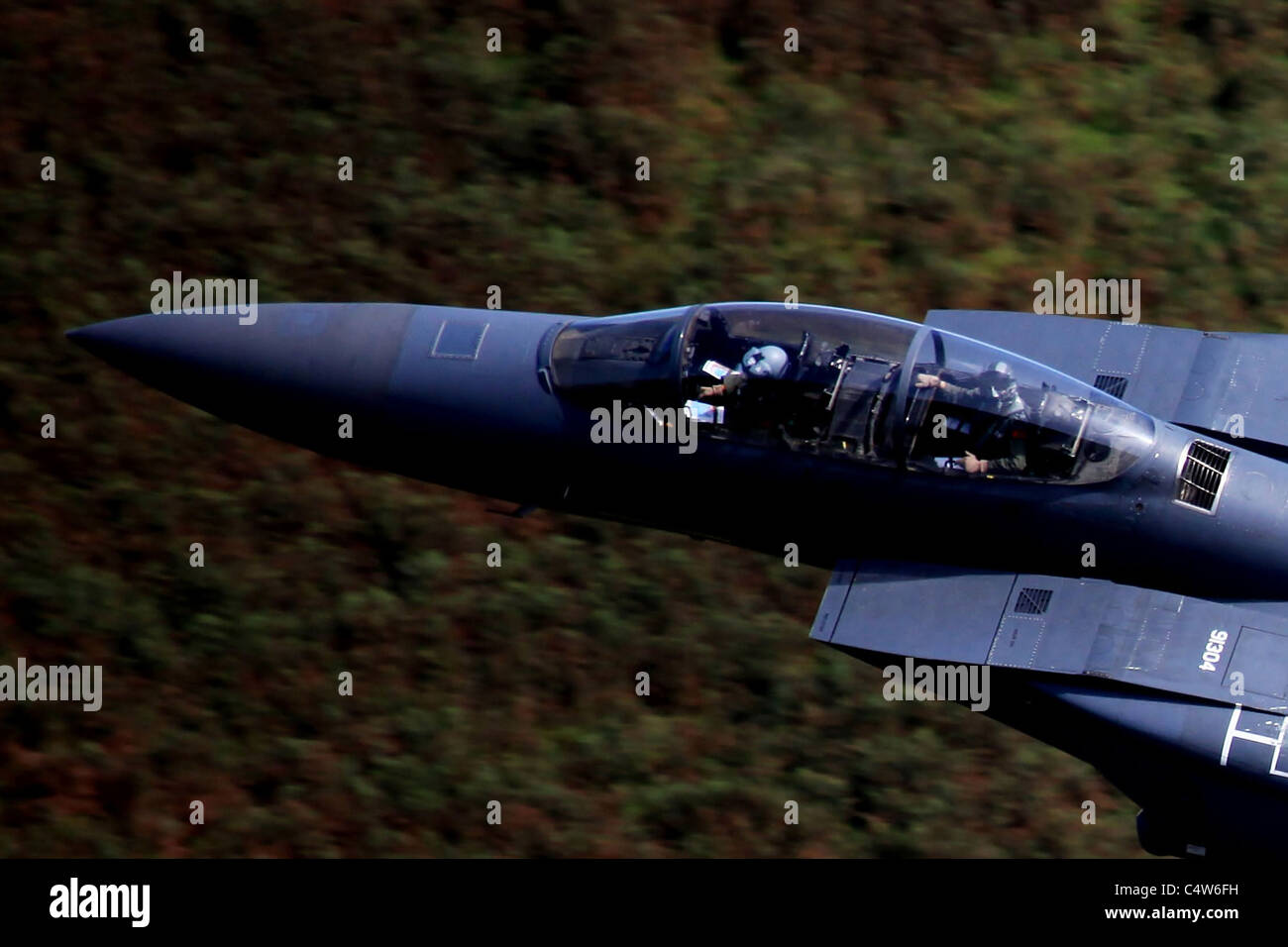 F15 Eagle à basse altitude Banque D'Images