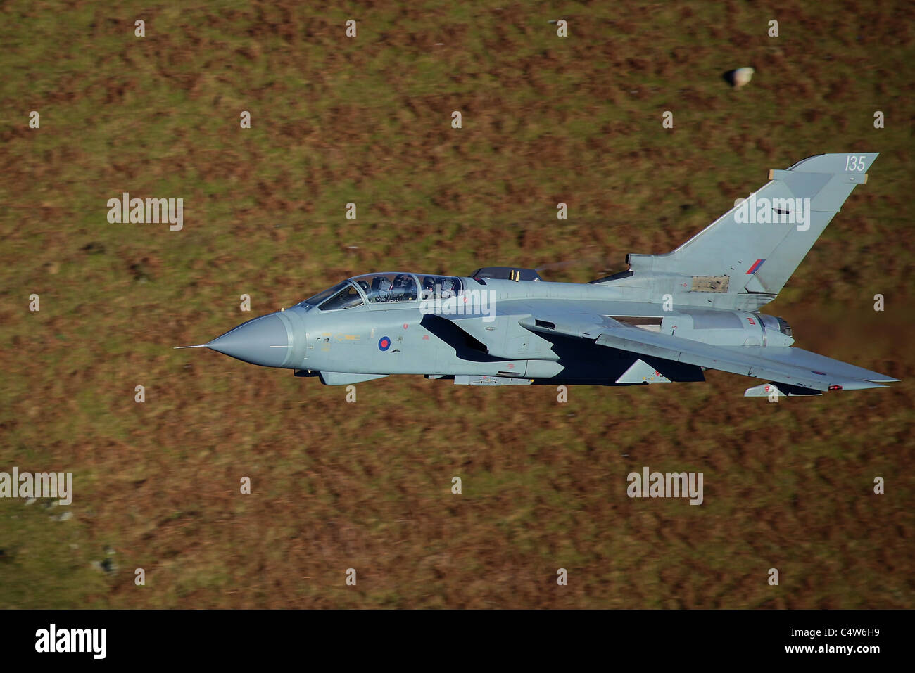 Gr4 raf tornado avion à réaction rapide à basse altitude Banque D'Images