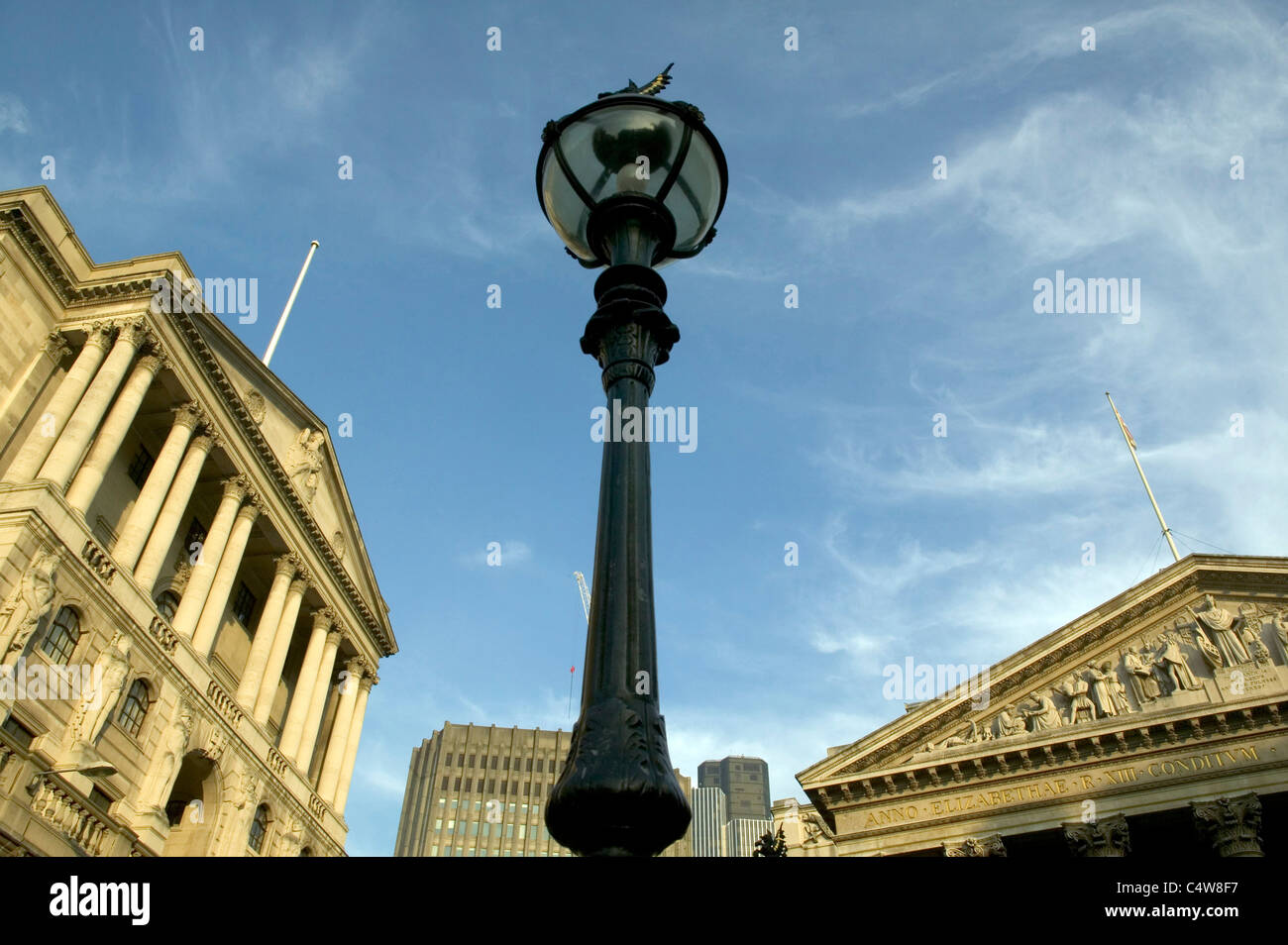 La Banque d'Angleterre, Ville de London, UK. Banque D'Images