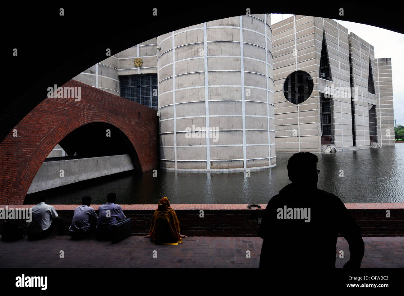 Le bâtiment du parlement à Dhaka, Bangladesh Banque D'Images