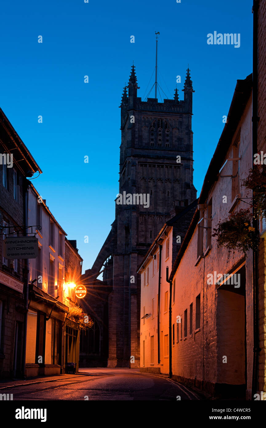 L'église de St Jean Baptiste, Cirencester, Gloucestershire, Angleterre, Grande-Bretagne, Royaume-Uni Royaume-Uni Banque D'Images